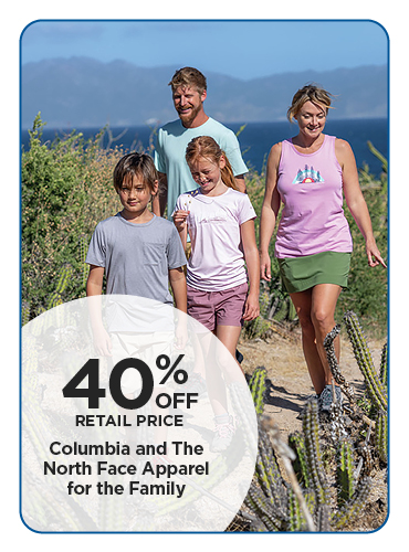 40% Off Columbia & North Face for the Family
