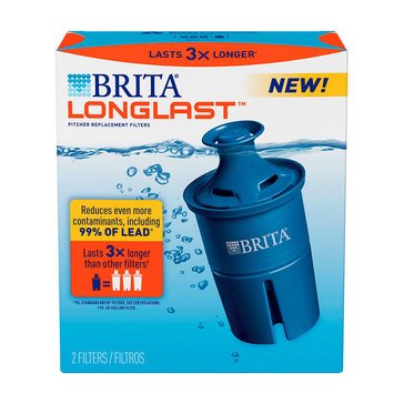 Brita Longlast Pitcher Filters, 2pk