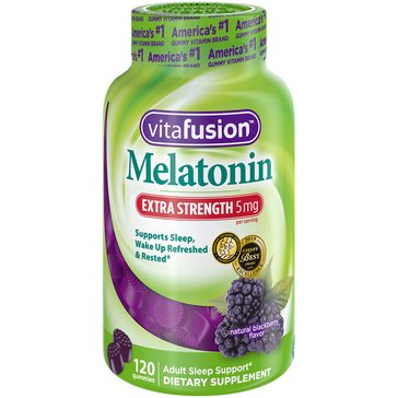 Vitafusion Extra Strength 5mg Melatonin Gummies, 120-count 
