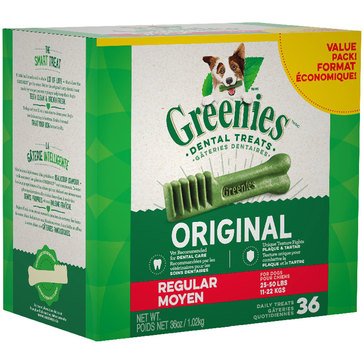 Greenies Value Tub Dental 36 oz. Regular Dog Chews