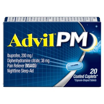 Advil PM Caplets, 20-count