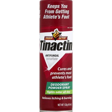Tinactin Athletes Foot Deodorant Spray, 4.6oz