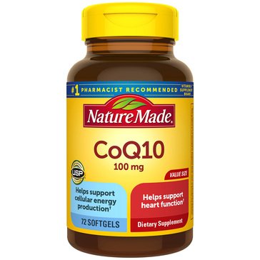 Nature Made 100mg COQ10 Softgels, 72-count