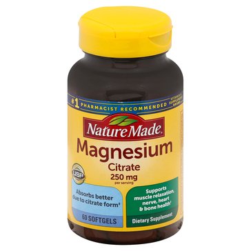 Naturemade Magnesium Citrate, 250Mg, 30-count