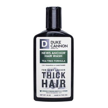 Duke Cannon News Anchor 2-In-1 Hair Wash Clean Mint