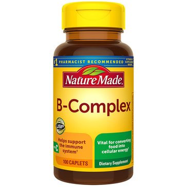 Nature Made Vitamin B-Complex with C Caplets, 100-count