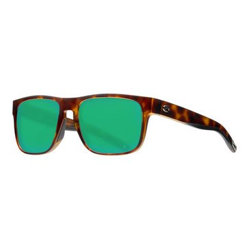 Costa del Mar Men's Spearo Matte Tortoise/Green Mirror Polarized Sunglasses