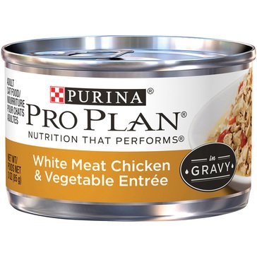 Purina Pro Plan White Meat Chicken And Vegetable In Gravy Wet Cat Food