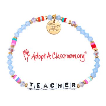 Little Words Project-Teacher Beaded Stretch Bracelet