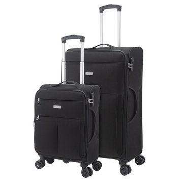 Mercury Luggage Softside Upright 2-Piece Luggage Set
