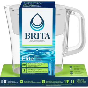 Brita Denali 6-Cup Pitcher with Elite Filter