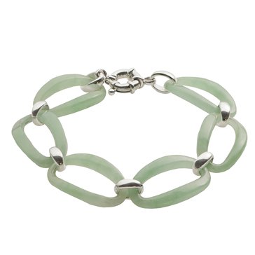 Imperial Jade Linked Bracelet