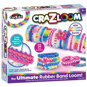 Cra-Z Art Cra-Z-Loom Unicorn and Neon Rubber Band Bracelet-Making Set