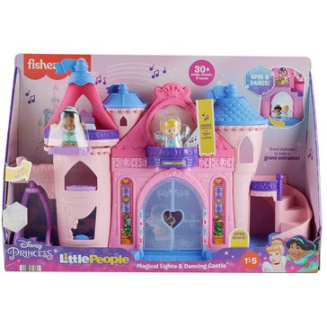 Fisher-Price Little People Disney Magical Lights And Dancing Castle Playset