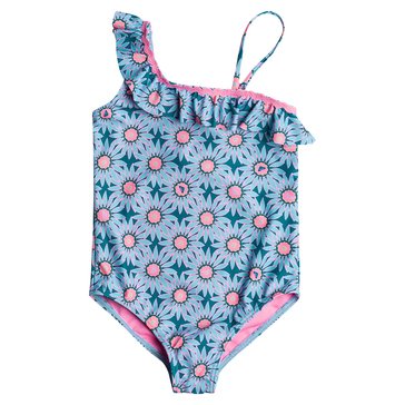 Roxy Little Girl Bold Florals One Piece Swimsuit