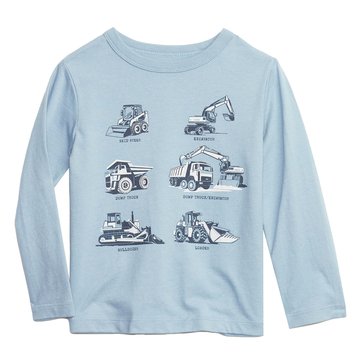 Gap Baby Boys' Long Sleeve Graphic Holiday Top