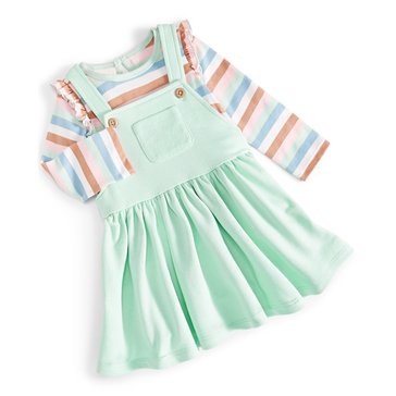 Wanderling Baby Girls' Stripe Skirtall Set