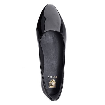 Bootmakers Black Hi-Gloss Flat Shoe Style BELLAPULO