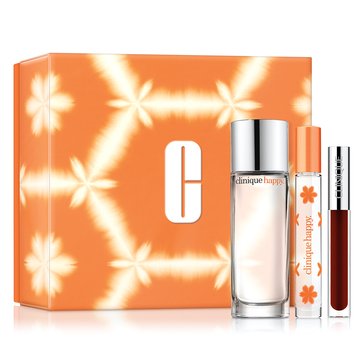 Clinique Perfectly Happy Fragrance and Lip Gloss Set