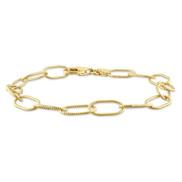 Sofia B. Men's 6.5MM Twisted Rolo Chain Link Bracelet