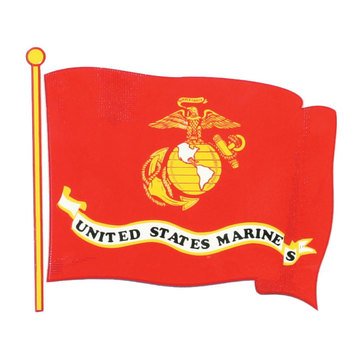 Mitchell Proffitt USMC Flag Decal