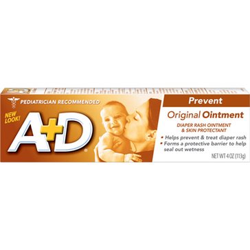 A+D Baby Diaper Rash Ointment, 4oz