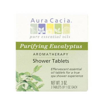 Aura Cacia Bath & Shower Tab Eucalyptus Aromatherapy