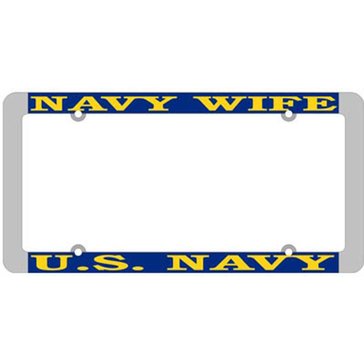 Mitchell Proffitt USN Wife Thin License Plate Frame