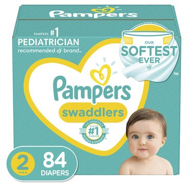 Pampers Swaddlers Size 2 Diapers, 84-count